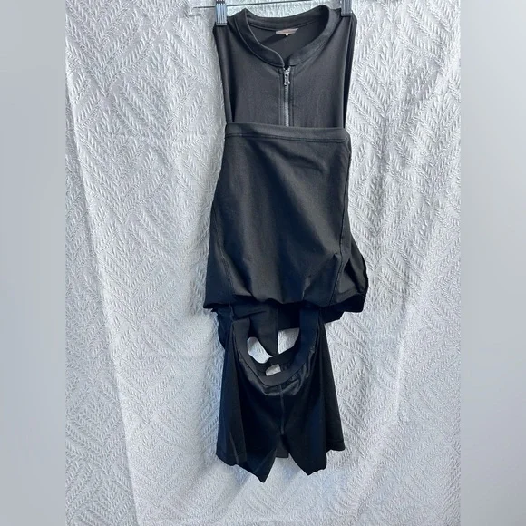 CALIA by Carrie Underwood Black Quarter-Zip Mesh Panel Tennis/Golf Dress - Picture 4 of 8